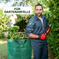 3er Kombiset 272 L Gartensack 2x ohne & 1x mit Deckel verschließbar