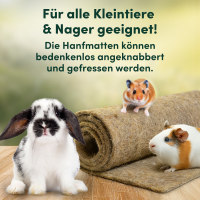 napfpower Hanfmatten für Nager (2 Stk.)