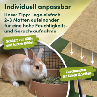 napfpower Hanfmatten für Nager (5 Stk.)