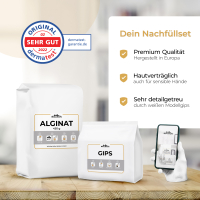 Handabdruck Nachfüllset mit Alginat & Modellgips